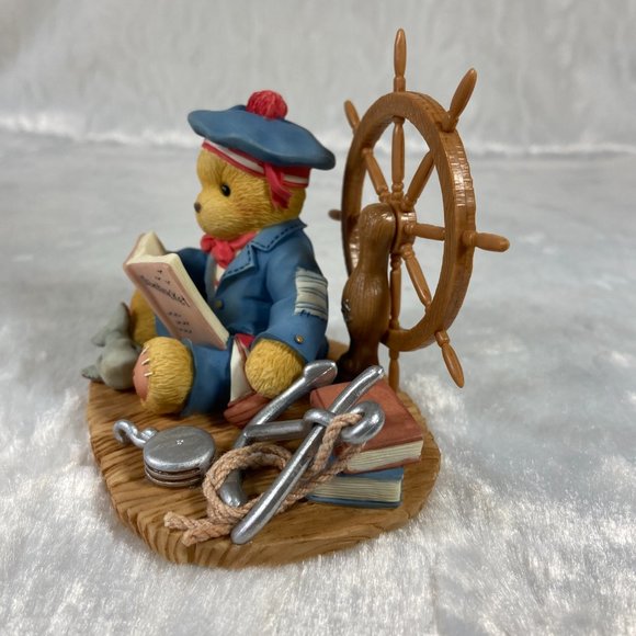 Vintage Cherished Teddies 1998 Glenn By Land or By Sea, Let’s Go - Picture 4 of 6